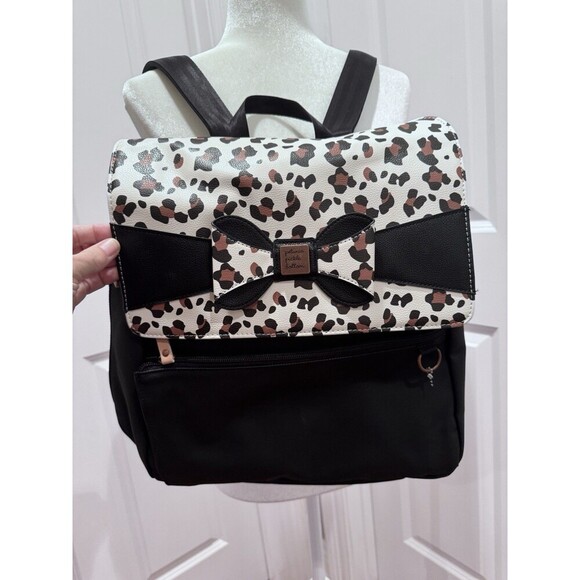 Petunia Pickle Bottom Handbags - Petunia Pickle Bottom Meta Backpack Diaper Bag Moon Leopard